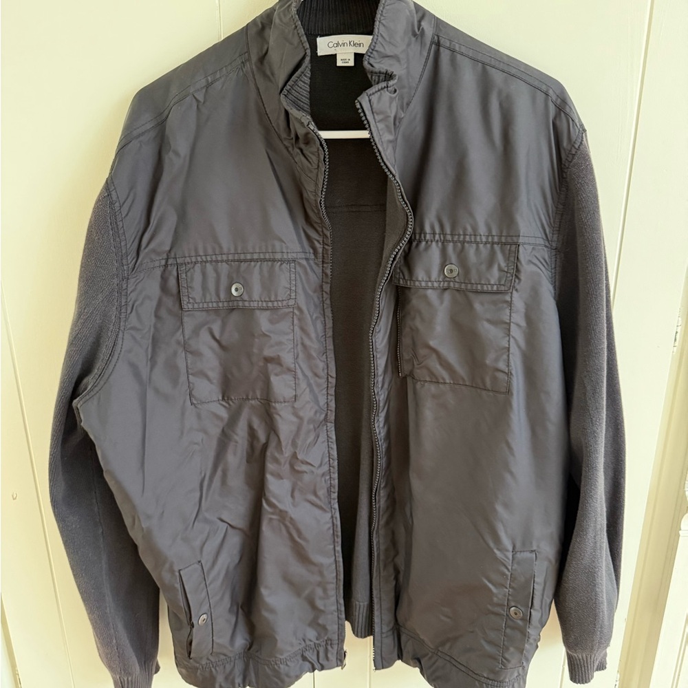 Calvin Klein Men's Charcoal Lightweight Jacket